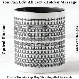 Mug Accro au foot Message Caché Cadeau Drôle 111B
