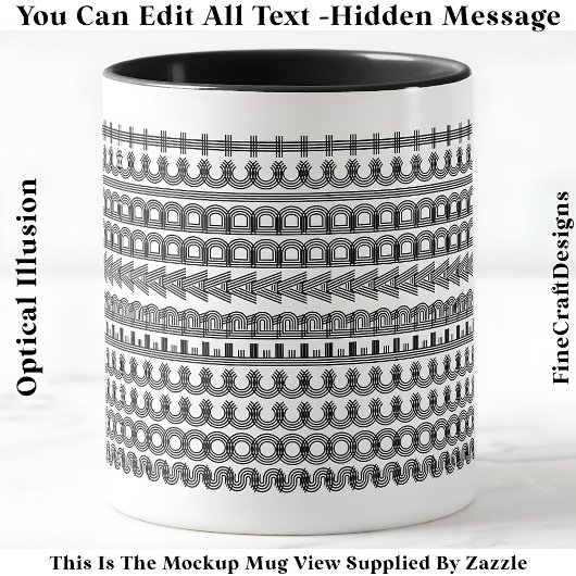 Mug Accro au foot Message Caché Cadeau Drôle 111B