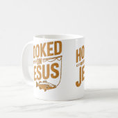 Mug Accro au Jésus pêche chrétien (Devant gauche)