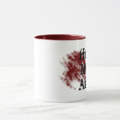 Mug accro aux films d'horreur (Centre)