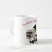 Mug Accro des livres certifiée (Devant gauche)