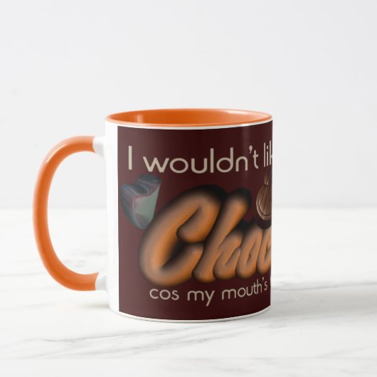 Mug Accro du chocolat (Gauche)