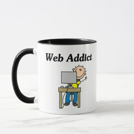 Mug Accro du Web (Gauche)