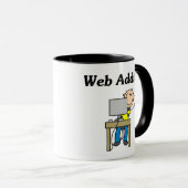 Mug Accro du Web (Devant droit)