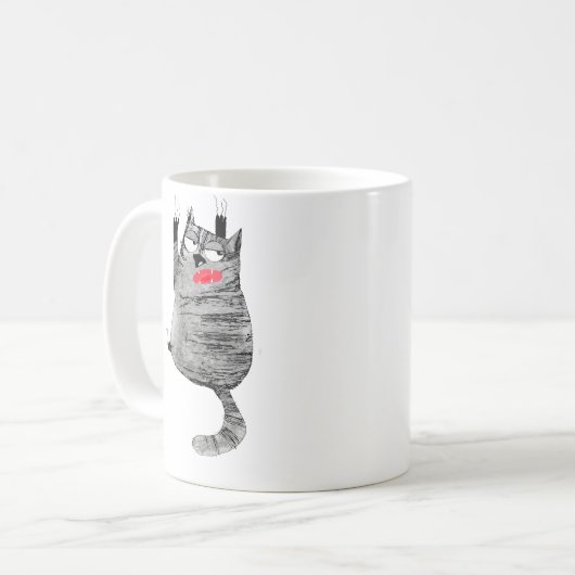 Mug accrochage de chat (Devant gauche)