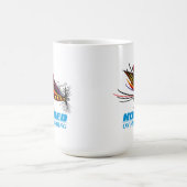 Mug Accroché À La Pêche À La Mouche (Centre)