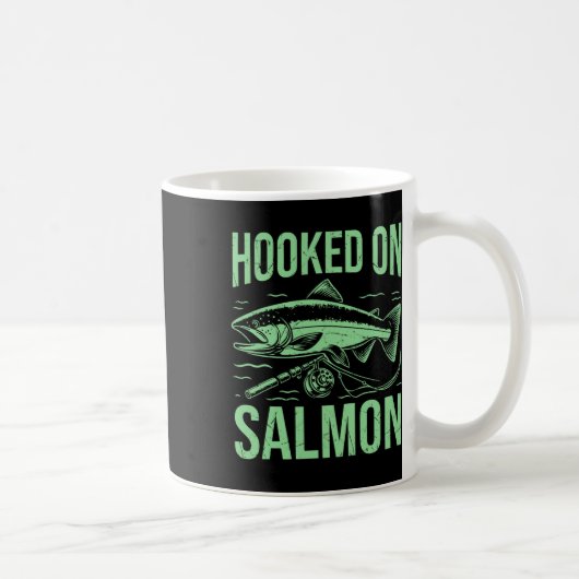 Mug Accroché À La Pêche Saumon (Droite)