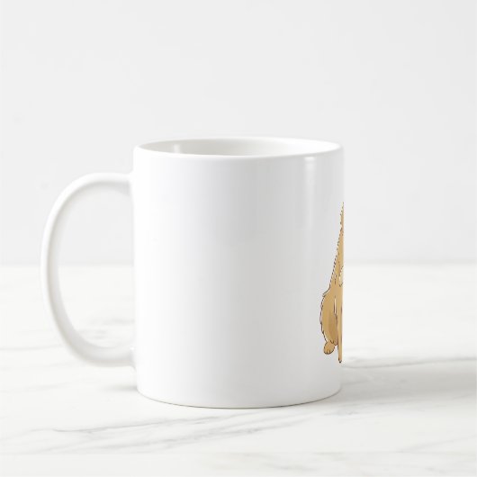 Mug Accroche de Golden Retriever (Gauche)