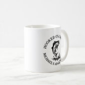 Mug Accroché Sur Le Logo De Pêche, Club De Pêche Perso (Devant droit)