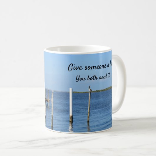 Mug "Accroche-toi à quelqu'un ! (Devant droit)