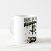 Mug Accroche-Toi Ça Empire – Drôle Grenouille & Crocod (Devant gauche)
