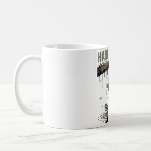 Mug Accroche-Toi Ça Empire – Drôle Grenouille & Crocod (Gauche)