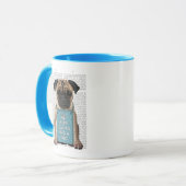 Mug Accrocher un Carlin (Devant gauche)