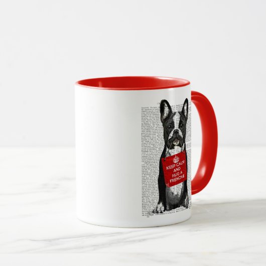 Mug Accrocher un Français (Devant droit)