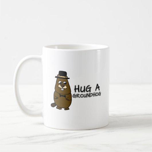 Mug Accrocher une marmotte (Gauche)