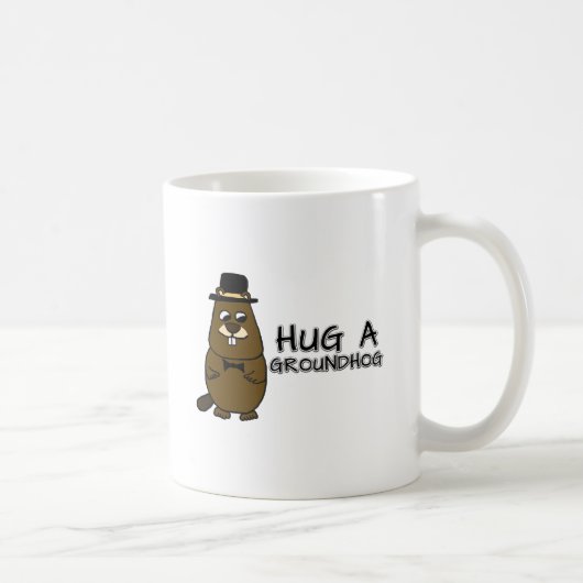Mug Accrocher une marmotte (Droite)