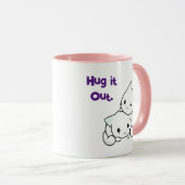 Mug Accrochez-Le À Des Chatons De Dessin, Mignonne Ami (Devant droit)