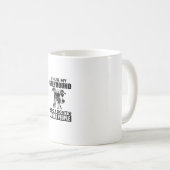 Mug Accrochez-Moi Mon Greyhound Pour Ne Pas Choquer Le (Devant droit)