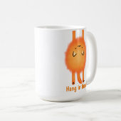Mug Accrochez-vous à un chat (Devant droit)