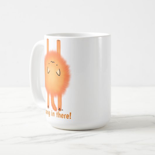 Mug Accrochez-vous à un chat (Devant gauche)