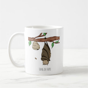 Mug Accrochez-vous là mignon chat dormant Personnalisé