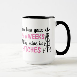Mug Accrocs en mer amie ou épouse du gisement de