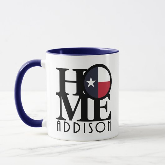 Mug ACCUEIL Addison Texas 11oz (Gauche)