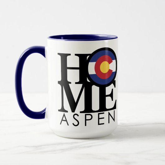 Mug ACCUEIL Aspen Colorado (Gauche)