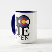 Mug ACCUEIL Aspen Colorado (Devant gauche)