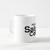 Mug Accueil au Salsa Café (Devant gauche)