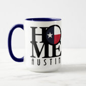 Mug ACCUEIL Austin Texas 15oz (Gauche)