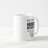 Mug Accueil aux ressources humaines (Devant droit)