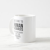 Mug Accueil aux ressources humaines (Devant gauche)