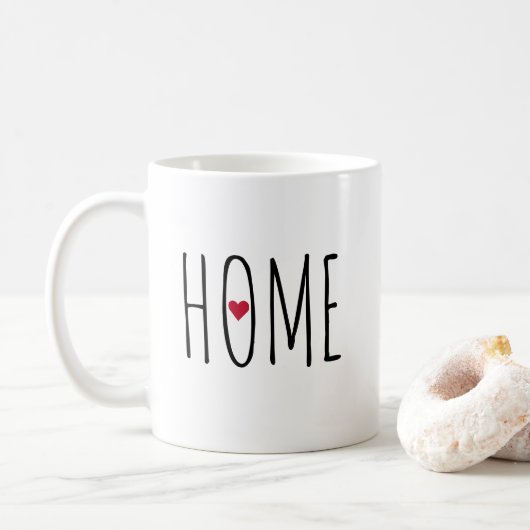 Mug Accueil Coeur Style Ferme (Avec donut)