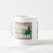 Mug accueil de maison de lac (Devant gauche)