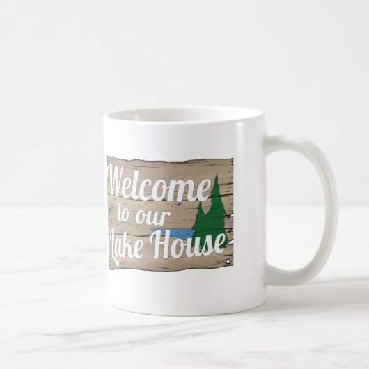 Mug accueil de maison de lac (Droite)