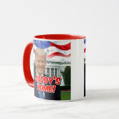 Mug Accueil de papa Le Président Donald Trump 2024 Pat (Devant gauche)