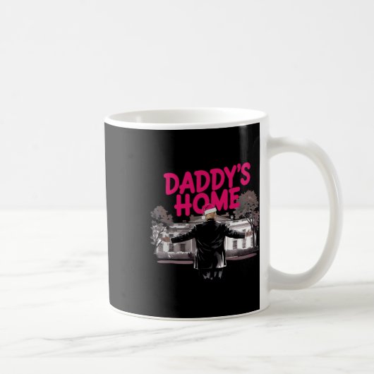 Mug Accueil de papa Trump Noël Maison Blanche Revenez (Droite)