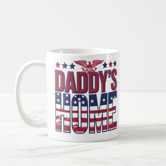 Mug Accueil de papa Trump - Trump Cadeau (Gauche)