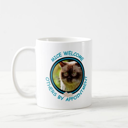 Mug Accueil de souris Autre par rendez-vous Chat Perso (Gauche)