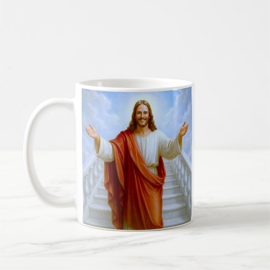 Mug Accueil des étapes de sauveur (Gauche)