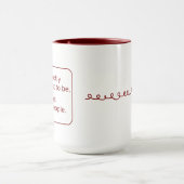 Mug Accueil (droitier, rouge) (Centre)