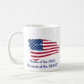 Mug Accueil du drapeau Free Wavy (Gauche)