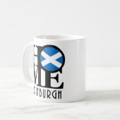 Mug ACCUEIL Édimbourg Ecosse 11oz (Devant gauche)