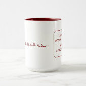 Mug Accueil (gauche, rouge) (Centre)