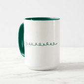 Mug Accueil (gauche, verte) (Devant gauche)