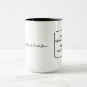 Mug Accueil (gaucher, noir) (Centre)