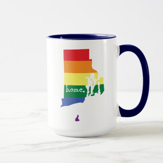Mug Accueil Gay pride| Rhode Island (Droite)