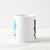Mug ACCUEIL Hibiscus bleu de Kalaheo 11oz (Centre)