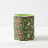Mug Accueil Hobby Couture Artisanat Collage Motif Vert (Centre)